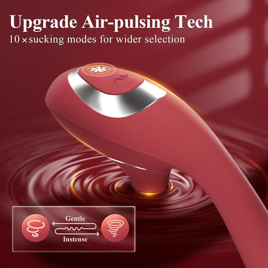 Clitoral Sucking G-Spot Vibrator with 10 Modes USB Charging