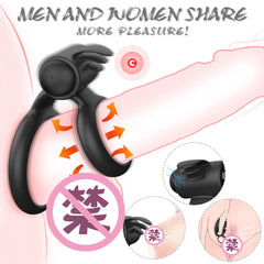 Vibrating Cock Ring Taint Stimulator for Prolong