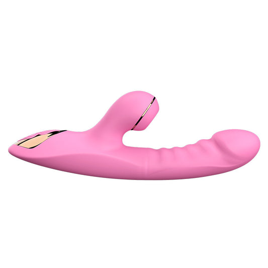 G spot Vibrator with Dual-Ball Clit Sucking & Thrusting Stimulator