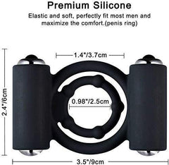 Vibrating Cock Ring Taint Stimulator for Prolong