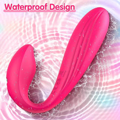 APP Controlled U Shaped Wearable G-Spot Clitoral Vibrator