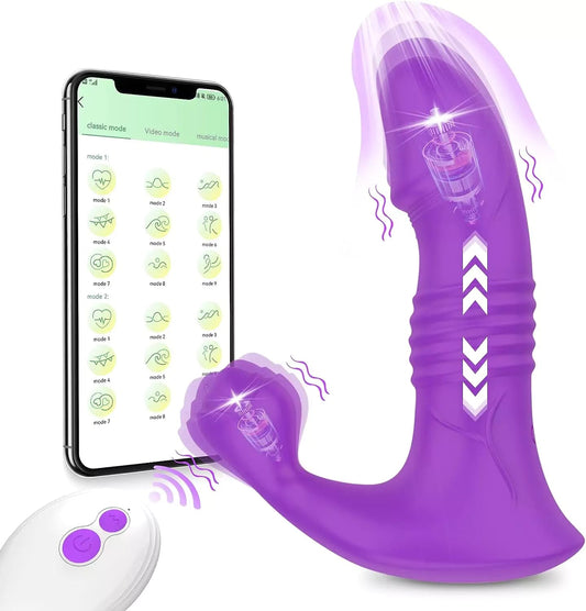 Bluetooth Control Wearable Dildo Panties with Thrusting