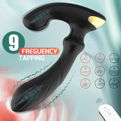 Soft Vibrating Prostate Massager with 9 Modes Anal Vibrator