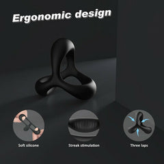 TRIANGLE Silicone Cock Ring For Men Erection