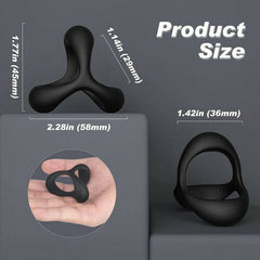 TRIANGLE Silicone Cock Ring For Men Erection