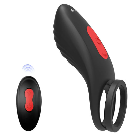 Vibrating Penis Ring with 9 Modes Delay Ejaculation & Prolong