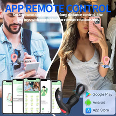 APP Control 360° Rotating Prostate Massage Anal Plug