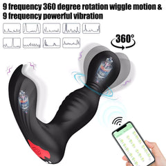 APP Control 360° Rotating Prostate Massage Anal Plug