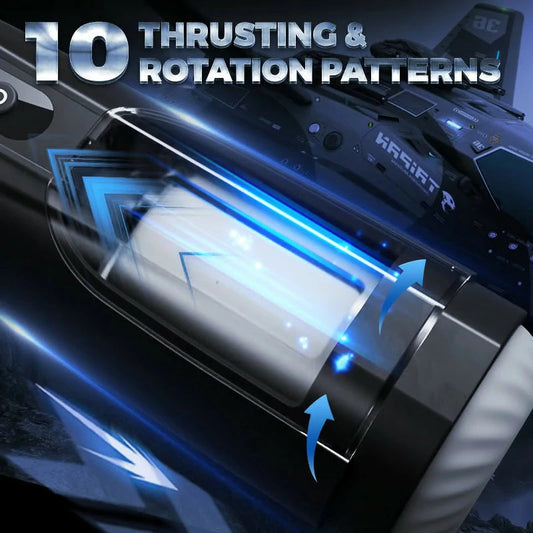 10 Modes Thrusting & Rotation Wing-Like Male Masturbator Cup