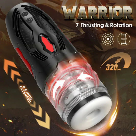 Armor 7 Thrusting Rotation Visible Suction Cup Masturbation Cup