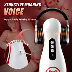 Kama 7 Sucking & Vibrating Automatic Blowjob Masturbator With Voice Mode