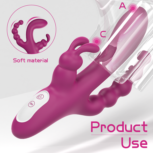 Gspot Vibrator with Rabbit Clitoral Stimulation