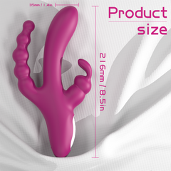 Gspot Vibrator with Rabbit Clitoral Stimulation