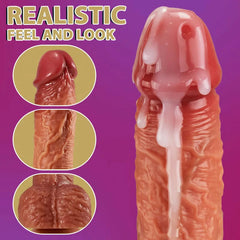 SINGER 3 IN 1 Realistic Non-Sticky Blush Heating 9inch Dildo