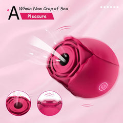 CAROLA | Multiple Suction Modes Rose Vibrator Clit Stimulator