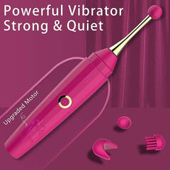 10 Vibration 3 Head  G-Spot Clitoris Vibrator Get Shocking Pleasure