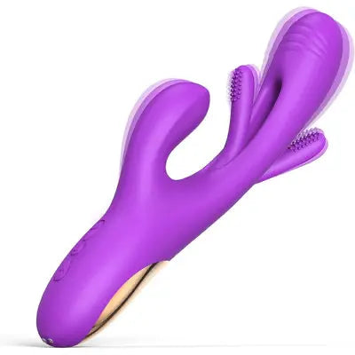 3 in 1 Flapping G Spot Rabbit Vibrator Sex Toys for Woman