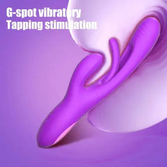 3 in 1 Flapping G Spot Rabbit Vibrator Sex Toys for Woman