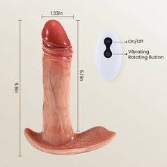 8 Vibrating & Thrusting Dildo Shape Prostate Massager