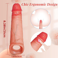 APP Control Vibrating Penis Sleeve Cock Sleeve With Ring