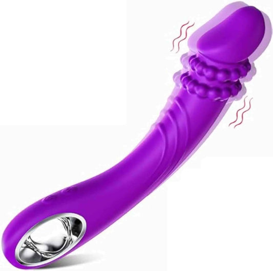 10 Vibration Realistic Vibrator Dildo for Women with Beads