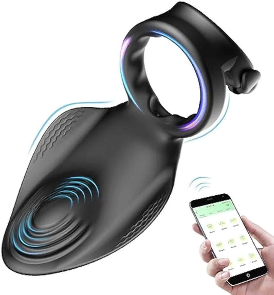 APP Remote Control Vibrating Penis Ring Vibrator