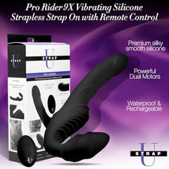 Strapless Strap On Double Ended Big Dildo Massager Toy for Pegging