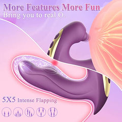 Triple-Action Clitoral Stimulation Vibrating Wearable Panties with 10 Modes