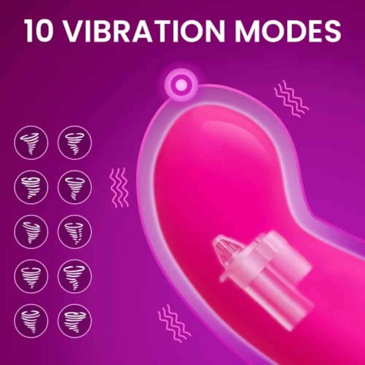 G Spot Vibrator Dildo with 10 Vibration Modes for Clitoris